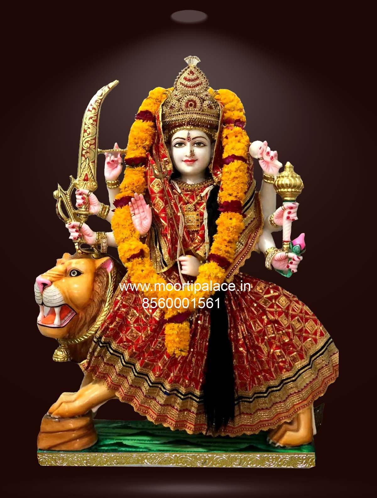 Marble Durga Mata Idol